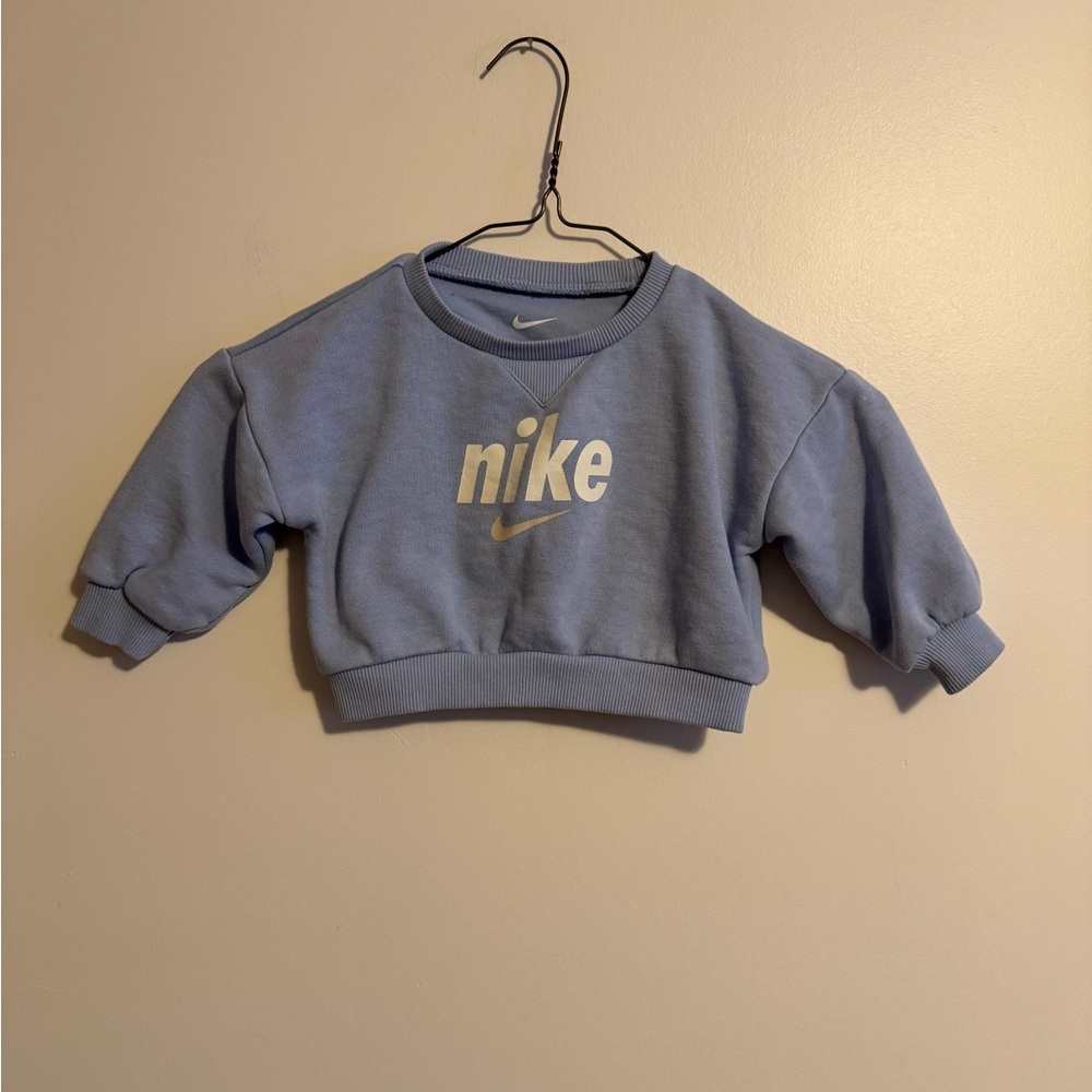 Nike Baby Light Blue Logo Sweatshirt